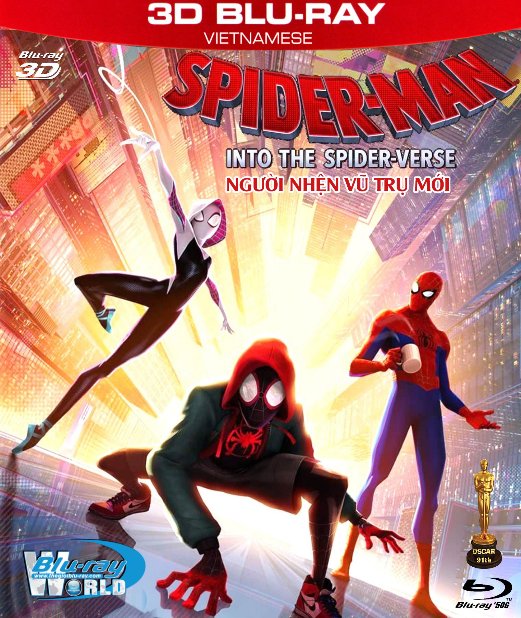 Z273. Spider-Man Into the Spider-Verse 2019 - NGƯỜI NHỆN VŨ TRỤ MỚI 3D50G (DTS-HD MA 5.1) 